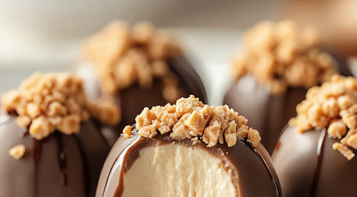 Irresistible No Bake Peanut Butter Cheesecake Balls Recipe