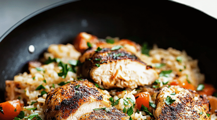 Comforting One Pan Chicken and Rice Recipe for Cozy Nights