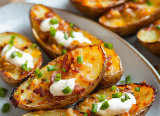 Crispy Cheesy Potato Skins: The Ultimate Appetizer Recipe