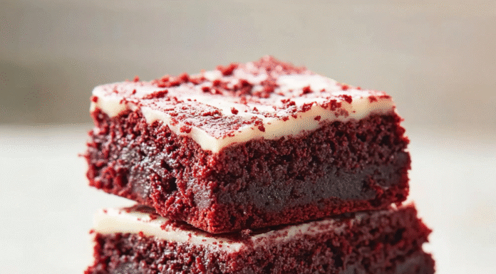 Indulge in Fudgy Red Velvet Brownies – A Heavenly Treat
