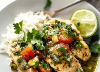 Zesty Salsa Verde Chicken: A Flavorful Delight Recipe