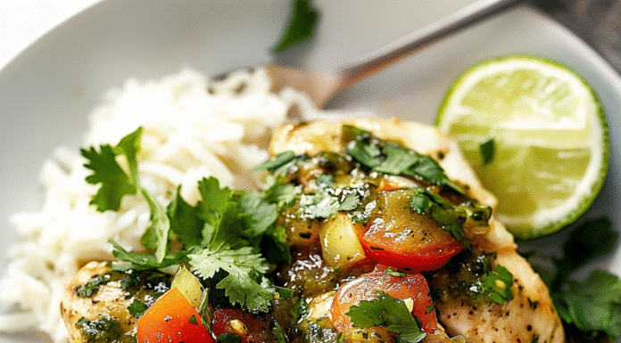 Zesty Salsa Verde Chicken: A Flavorful Delight Recipe