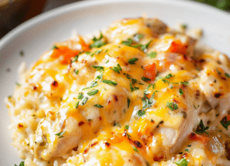 Irresistible Cheesy Chicken and Rice Recipe for Comfort