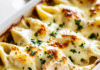 Creamy Chicken Alfredo Stuffed Shells Recipe Delight