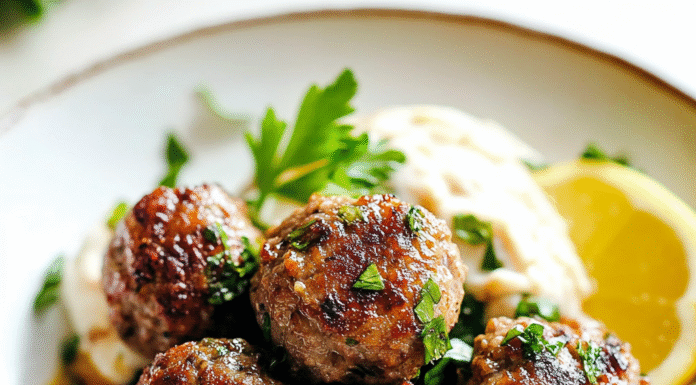 Irresistible Greek Meatballs: Flavor-Packed Delight