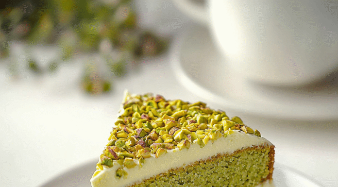 Irresistible Pistachio Cake Recipe for a Cozy Delight