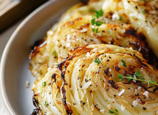 Irresistible Roasted Cabbage Wedges: A Flavorful Delight